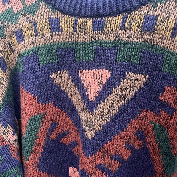 Vintage Northern Isles Men’s Knit Crewneck sweater size Large - Picture 2 of 6